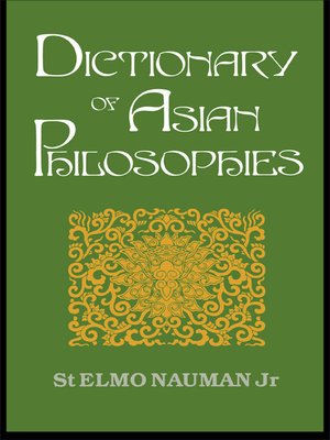 cover image of Dictionary of Asian Philosophies